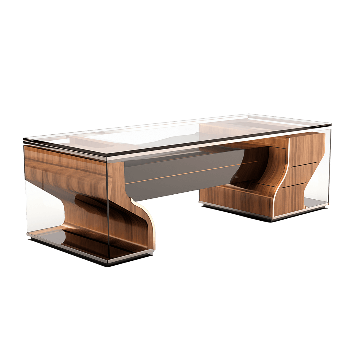 Rustic wooden coffee table - Image 3